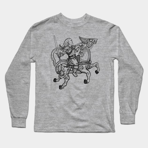 Witcher Long Sleeve T-Shirt by BlackForge